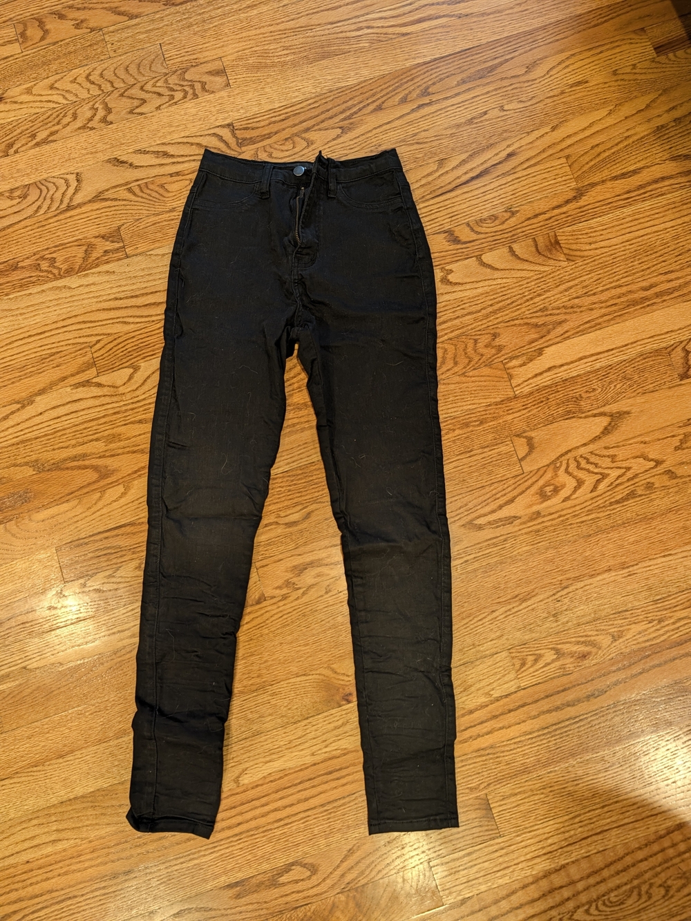 Fashion Nova Black Skinny High-Rise Jeans